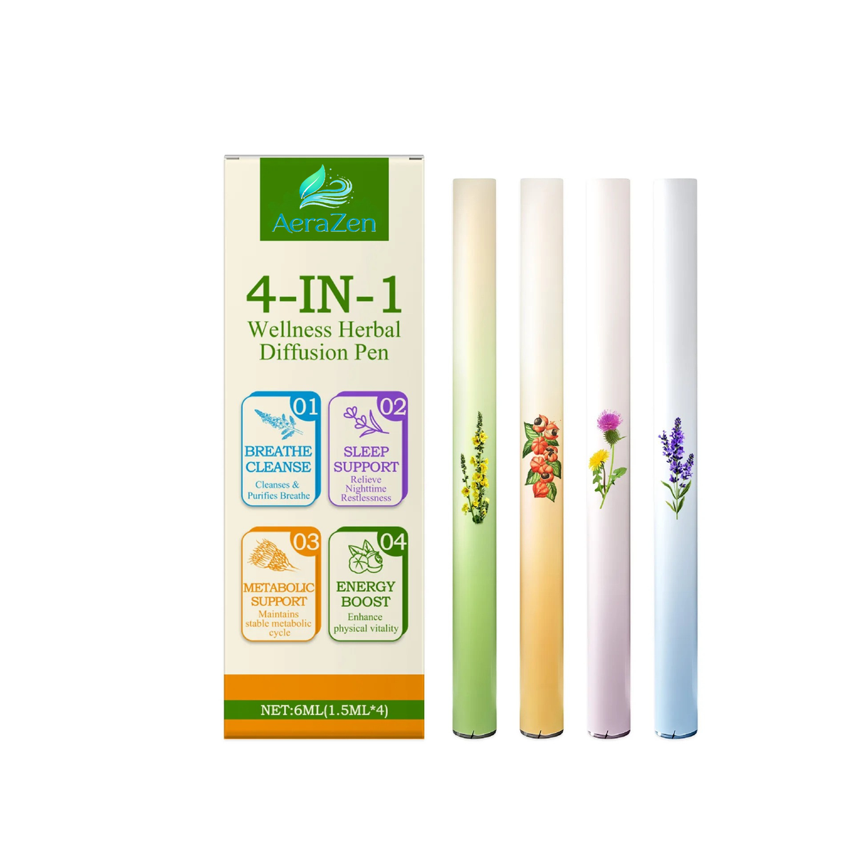 4-in-1 Herbal Vitality Reset Stick